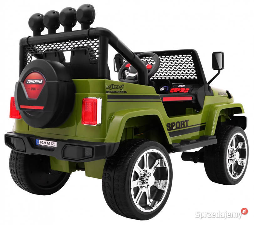 Pojazd Terenowy Raptor Drifter 4x4 Zielony 12V