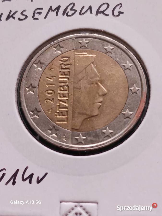 2 Euro Luksemburg 2014 r Numizmatyka Konin