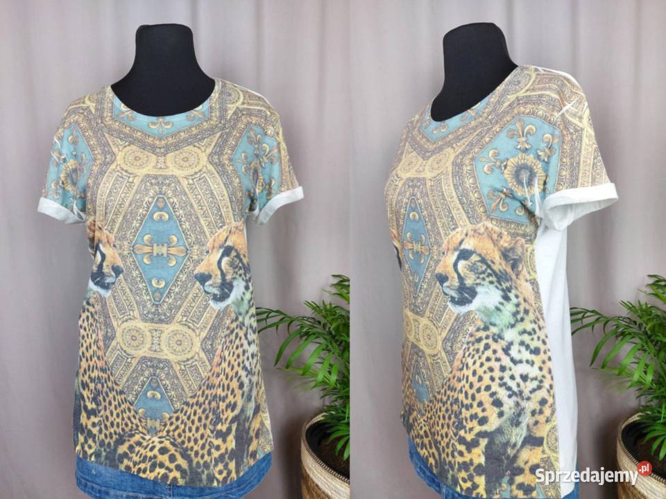 Bluzka damska Tshirt krótki rękaw luźna oversize Złoczew sprzedam