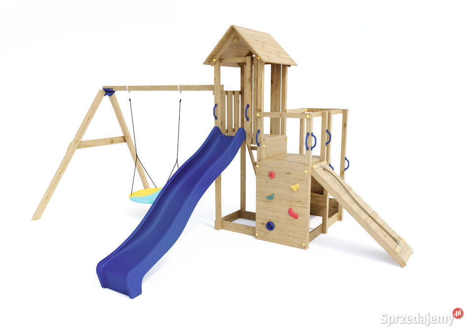 Drewniany plac zabaw dla dzieci CLIMBER