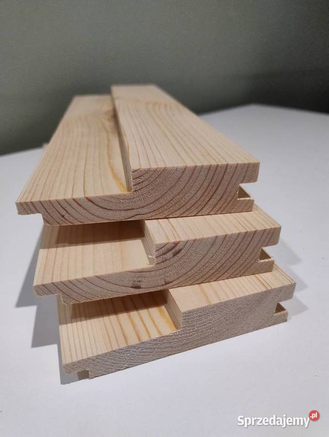 Deska elewacyjna sosnowa lamele podbitka Biskupice