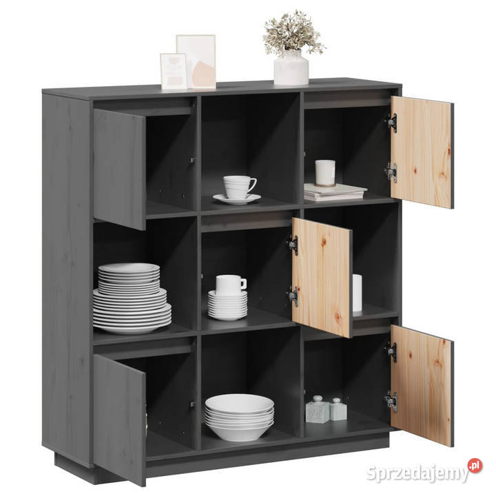 Szafka szara 1105x35x117 lite drewno sosnowe Warszawa sprzedam