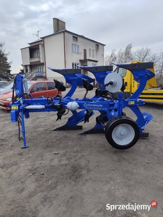Pług obrotowy OVERUM 3 skibowy zabezpieczenie Żychlin