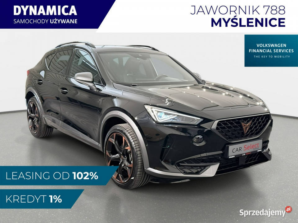 Cupra Formentor VAT 23 20TSI 190 DSG 4drive 2024 aluminiowe felgi Myślenice