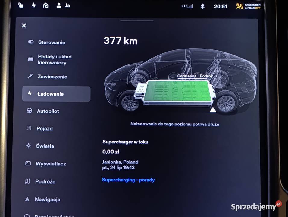Tesla X Darmowe Ładowanie SC01 Bezwypadkowa Mielec sprzedam