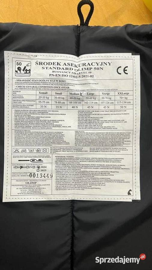 Środek asekuracyjny STANDARD OLIMP Poznań