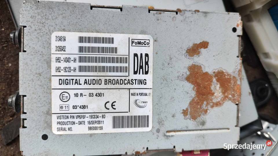 Wzmacniacz moduł radia DAB 31346184 Volvo v60 I Książ Wielkopolski