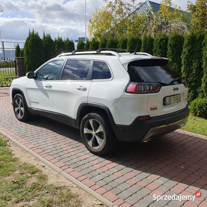 Jeep Cherokee Limited 20 Turbo 4x4 272 2019r 92t skórzana tapicerka Lublin sprzedam