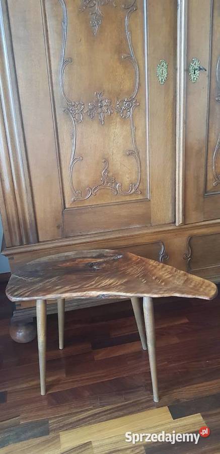 Stolik kawowy warsztaty zakopiańskie sygnowany Orneta