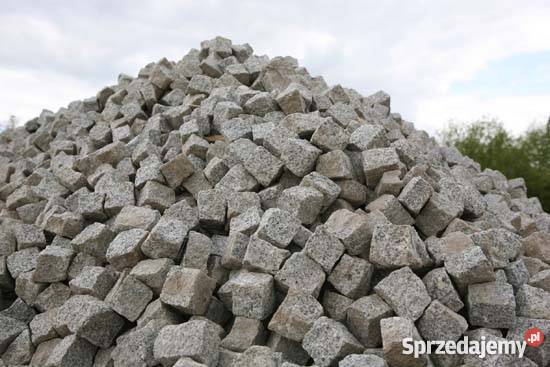Kostka brukowa starego kocie łby płyty granitowe dolnośląskie Bolesławiec
