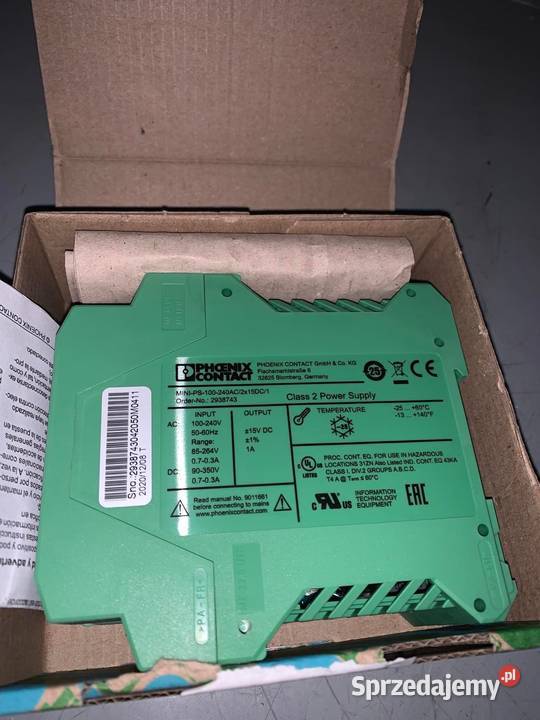 Phoenix Contact 2938743 Mini Power Supply 15VDC Warszawa