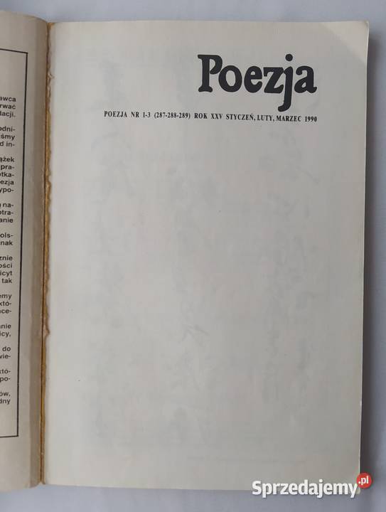 POEZJA Zeszyt przekładów poetyckich numer 13 Hajnówka