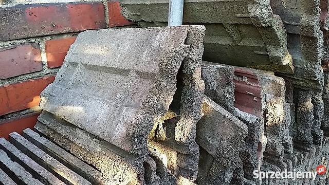 Dachówka cementowa z rozbiórki Stary Wołów