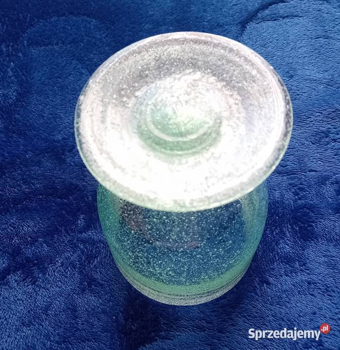 Zestaw 3 zielonych kielichów Goblet szkło mocno Koźminek