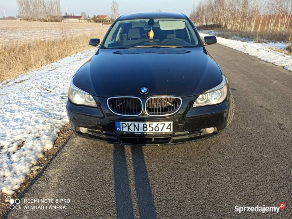Bmw e60 520d 2006r podgrzewane fotele Seria 5 Kazimierz Biskupi