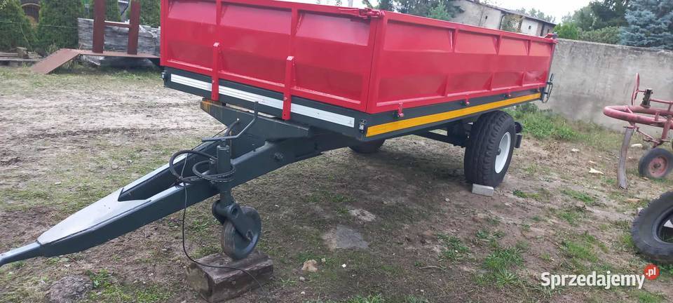 Przyczepa jednoosiowa wywrotka Przyczepy rolnicze
