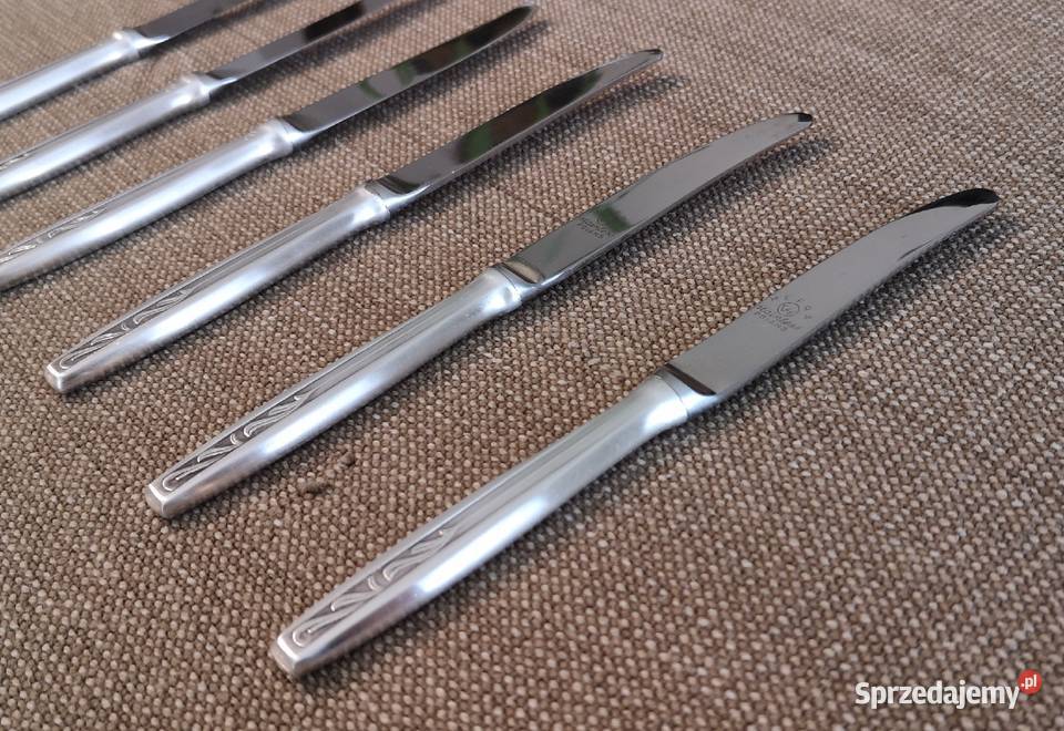 Zestaw posrebrzanych nożyków do owoców HEFRA śląskie Katowice