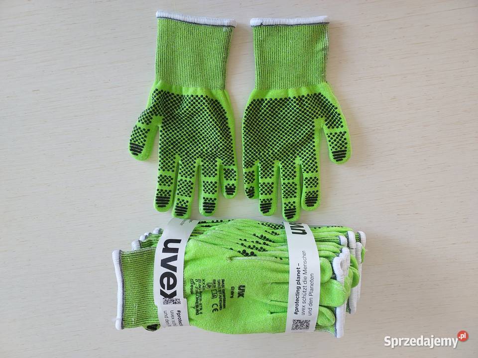 10 par Rękawice robocze Uvex różne ilości Roszkowo