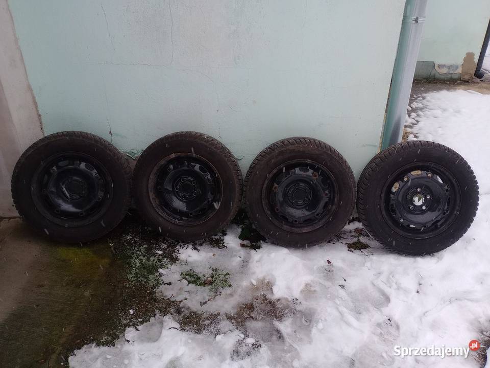 Felgi z oponami Zimowymi skoda Fabia i VW Wrocław sprzedam