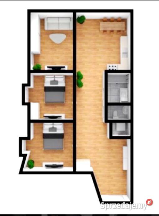 OKAZJA Kraków Centrum KAZIMIERZ 3 pokoje 50m2