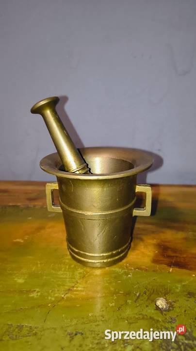 Moździerz z brązu Antyki, Sztuka, Kolekcje łódzkie Chorzew sprzedam