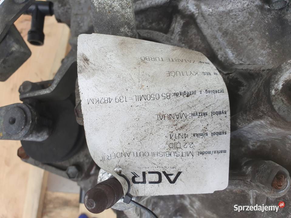Mitsubishi Outlander II 22 DID SKRZYNIA BIEGÓW Chełm sprzedam