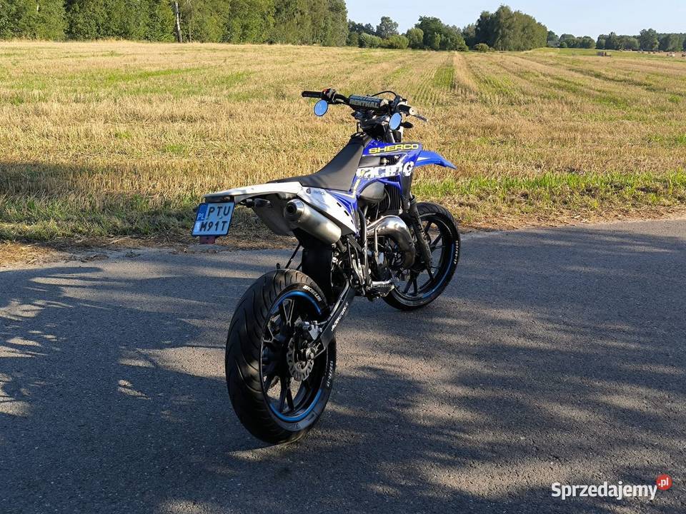 Sherco z 2015 roku z silnikiem AM6 łańcuch