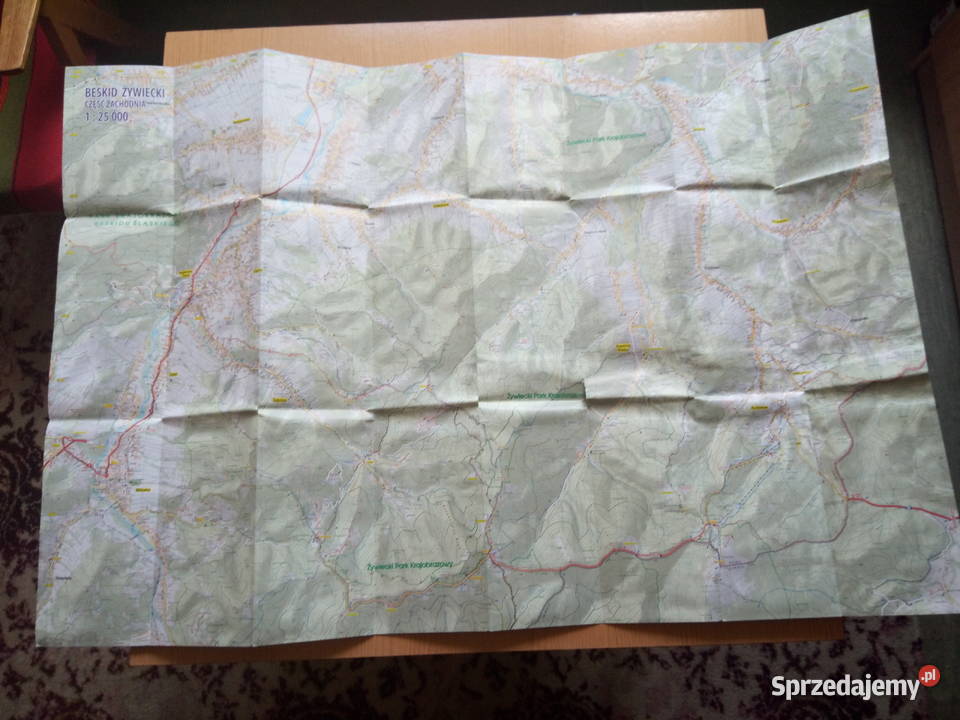 Mapa Beskid Żywiecki część zachodnia 125000 sprzedam
