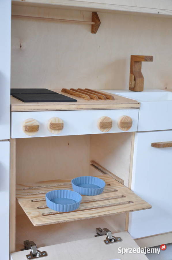 Drewniana kuchnia dzieci w oryginalnym stylu 3 lata+ śląskie Brzuśnik