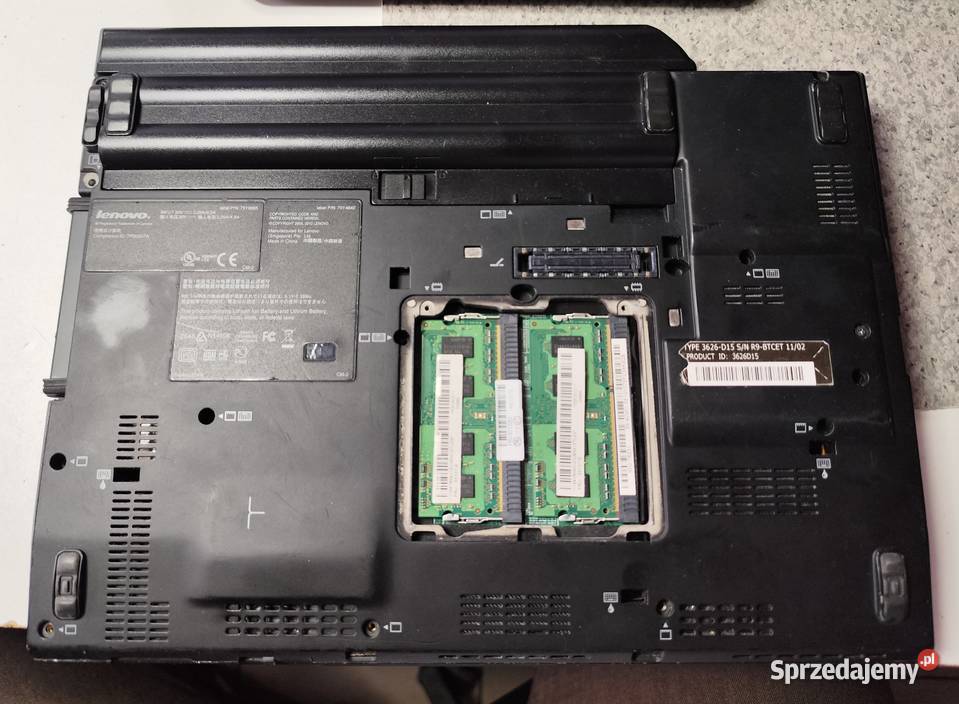 Lenovo x201 nie działa