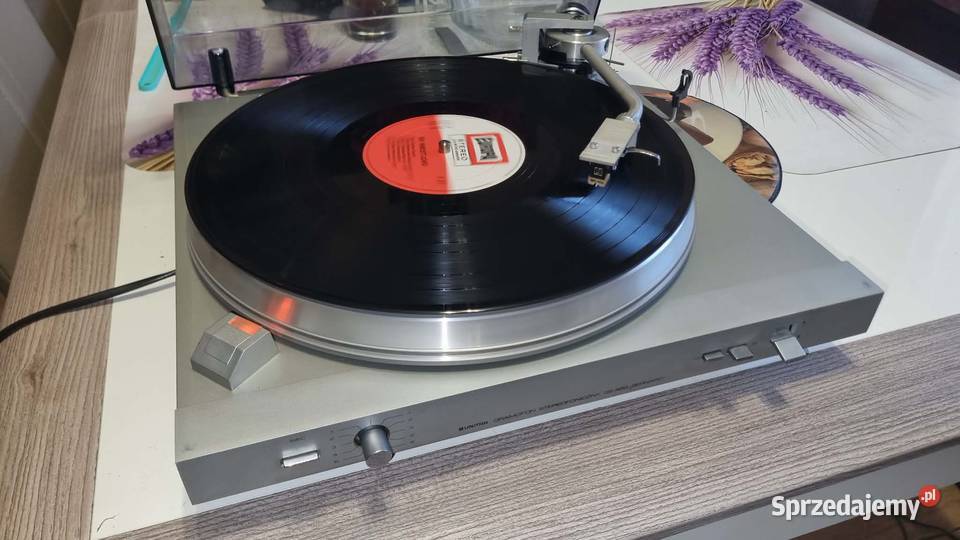 Gramofon Unitra Fonica GS460 Bernard srebrny Warta