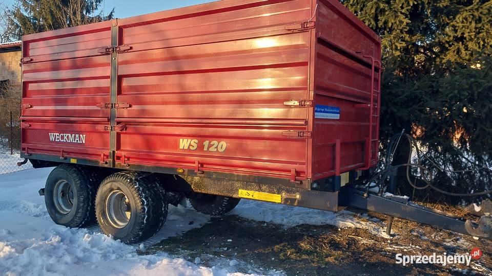 Przyczepa wywrotka Weckmann ws120 12t tandem Łańcut
