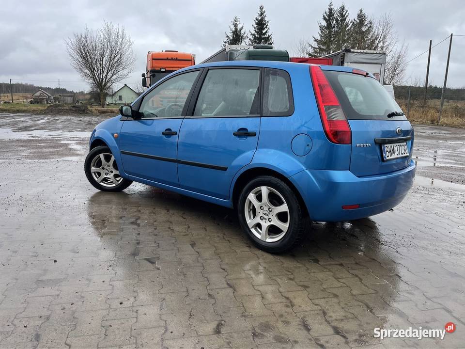 Ford Fiesta 125Benzyna 2005r Klima Alu Zamiana niebieski Rutki-Kossaki