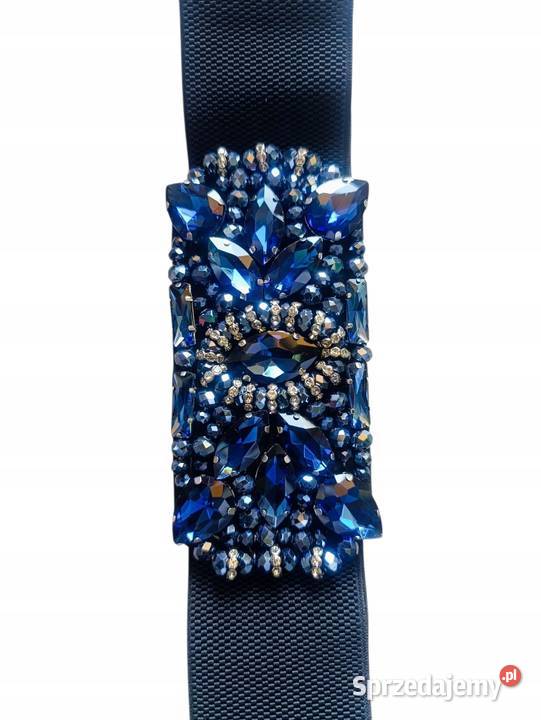 Pasek DamskiGUMA OZDOBNA BIŻUTERIA cekiny