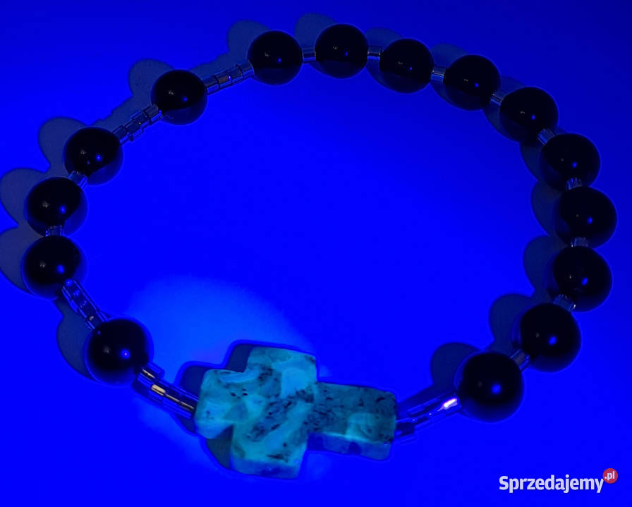 Bransoletka dziesiątka różańca z bursztynu mazowieckie Warszawa