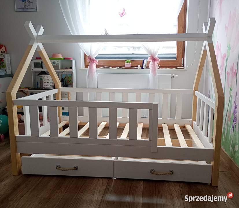 Łóżko drewniane pojedyncze Meble Warszawa