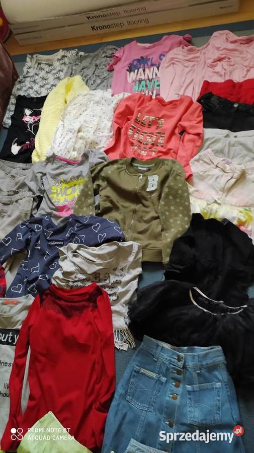 odzież ubrania dziewczęce 146 152 paka ubrań 73