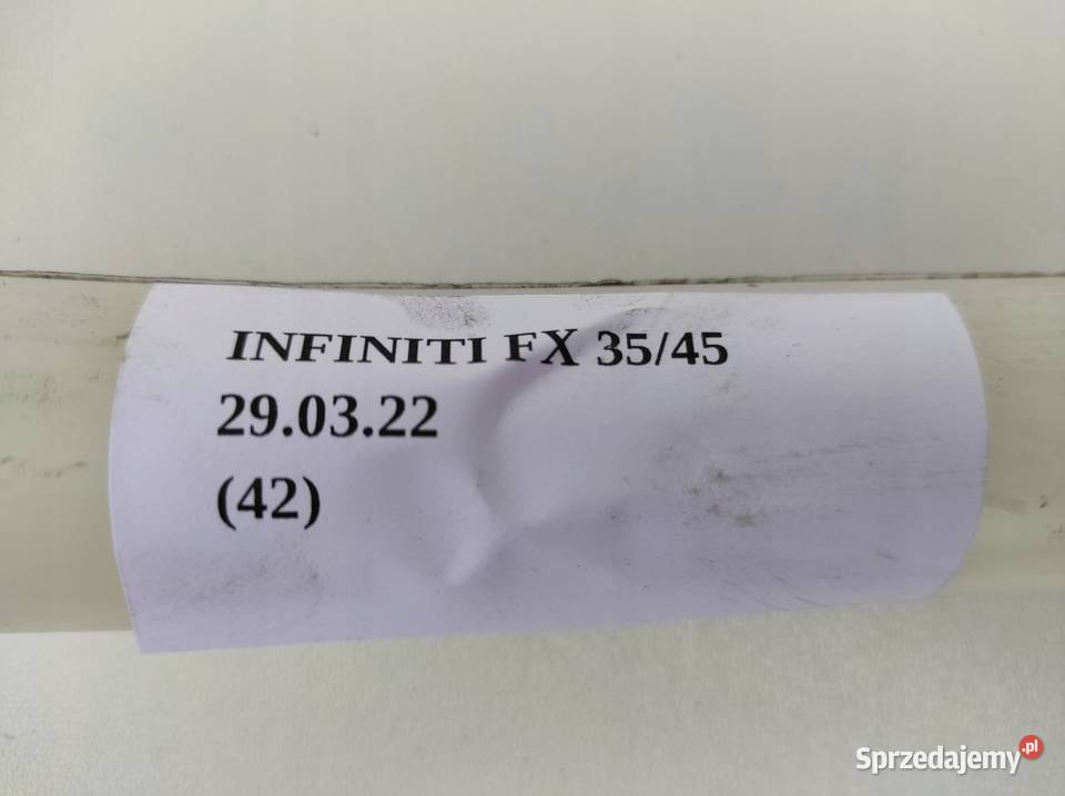 RURA ZBIORNIKA SPRYSKIWACZY INFINITI FX35 FX45 Nowy Tomyśl