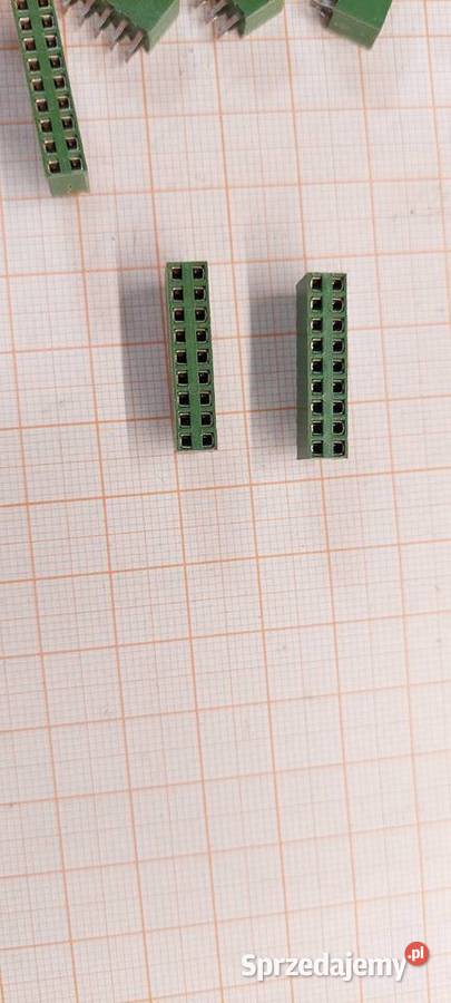 Gniazdo kołkowe żeńskie 18PIN 2x9 NOWE 48 A734 Czechowice-Dziedzice
