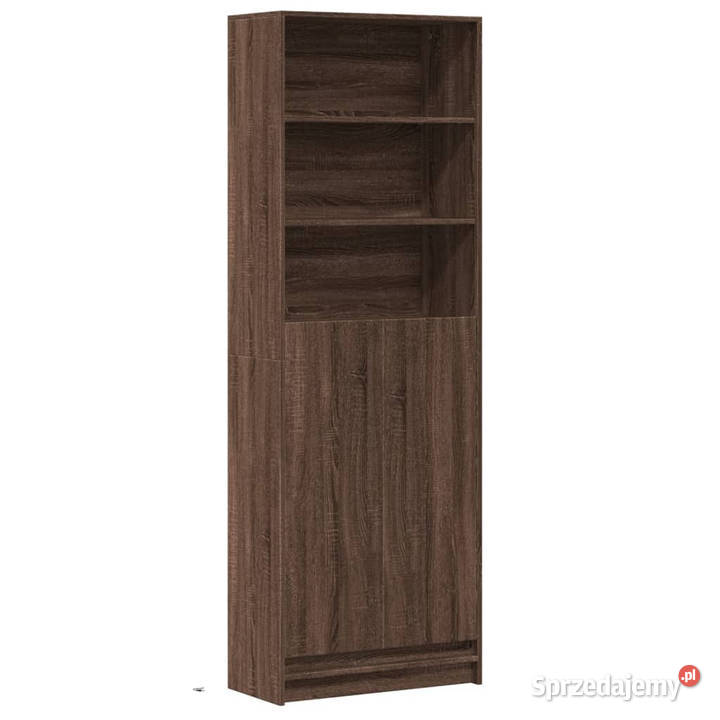 Wysoka szafka z LED brązowy dąb 69x325x200 Warszawa sprzedam