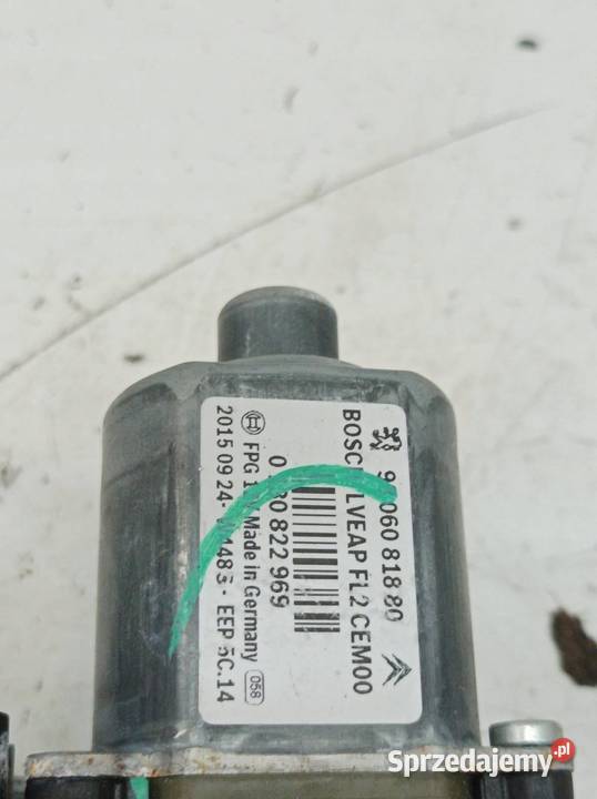 MECHANIZM SZYBY LEWY PRZÓD 9806081880 Peugeot sprzedam