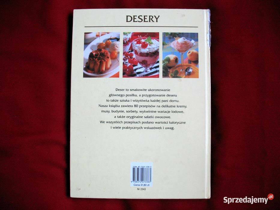 Desery Dr Oetker książka polska Świetne i łatwe kuchnia, potrawy Siedlce