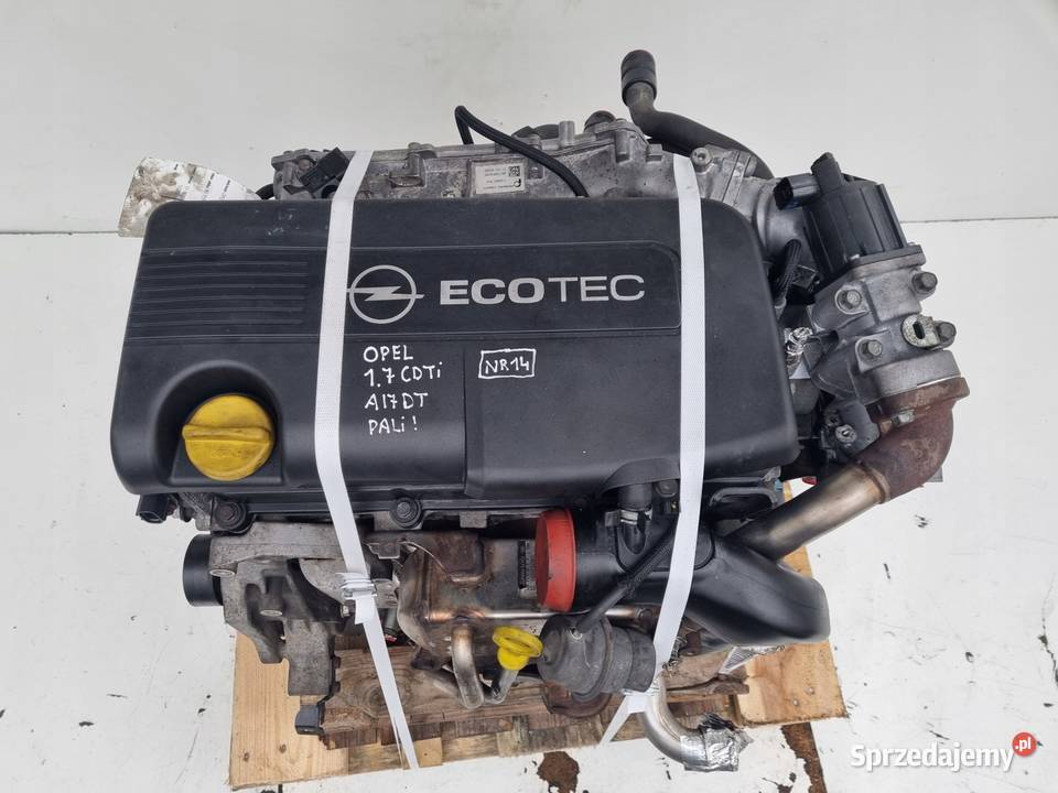 SILNIK KOMPLET Opel Meriva B 17 CDTI 101 pali Rudka