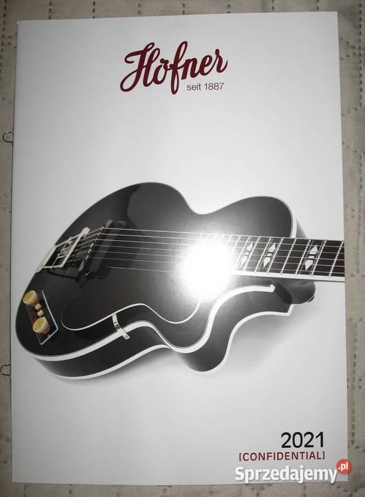 Hofner 2021 Confidental guitar catalog katalog Kępice