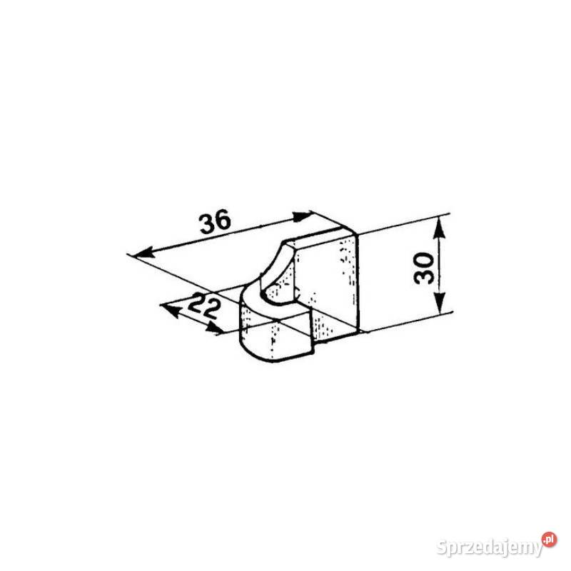 Uchwyt zamka nastawnego 11762 Do maszyn uprawowych Kamionna