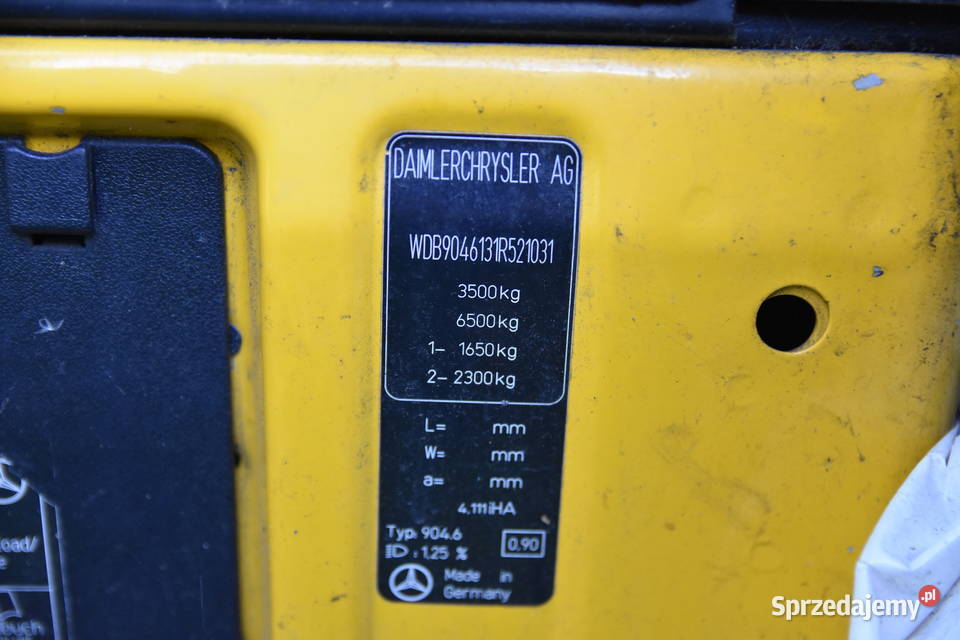 Mercedes Sprinter uszkodzony na części Mercedes-Benz Samochody dostawcze Truskolasy