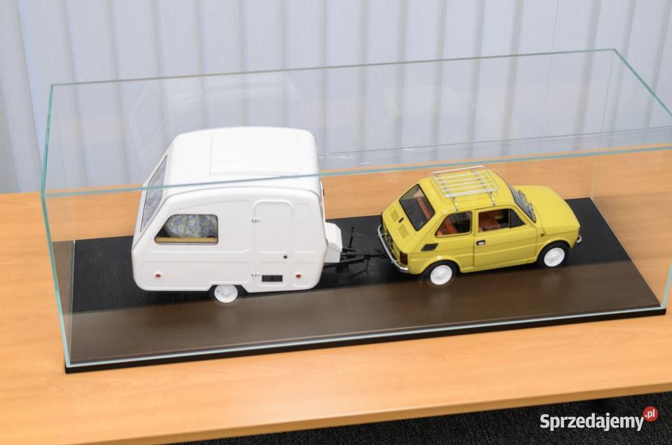 Model DEAGOSTINI Fiat 126p przyczepa Niewiadów Przeźmierowo sprzedam