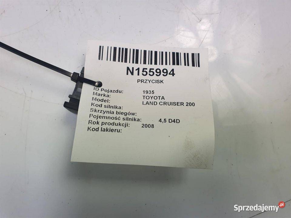 PRZYCISK TOYOTA LAND CRUISER 200 Lipno sprzedam