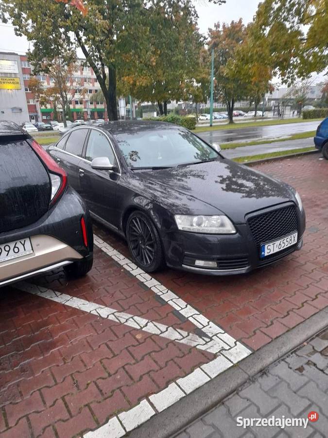 Audi a6 c6 30 tdi 240 czarna opony zimowe świeże Tychy