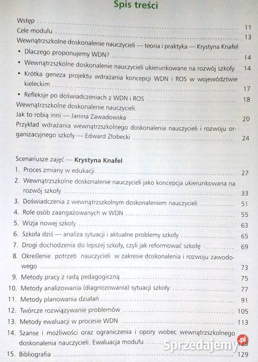 Program nowa szkoła Wewnątrzszkolne doskonalenie Pozostałe Chełm